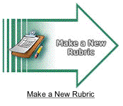 This is a picture of the green arrow that has text inside it saying "Make a New Rubric".